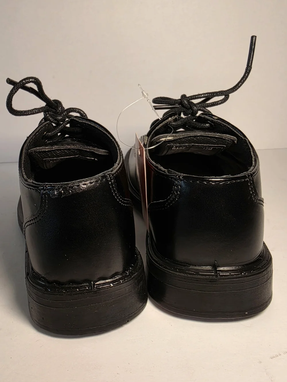 NWT Deer Stags formal Black Kids Lace-Up Dress Shoes Size 12 Toddler
